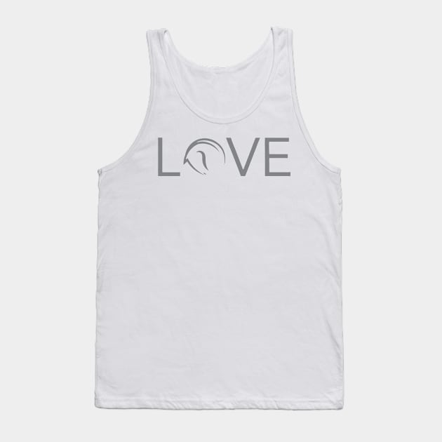 Love Horse Riding Tank Top by dailydadacomic